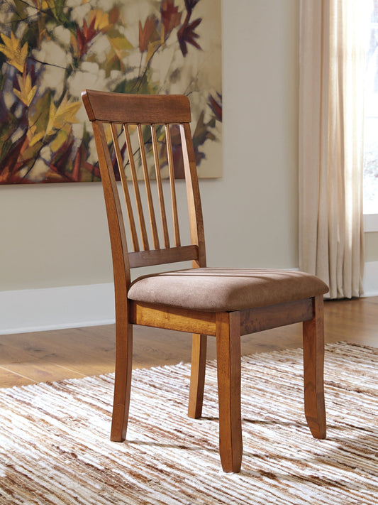Berringer - Dining UPH Side Chair (Set of 2) - Rustic Brown