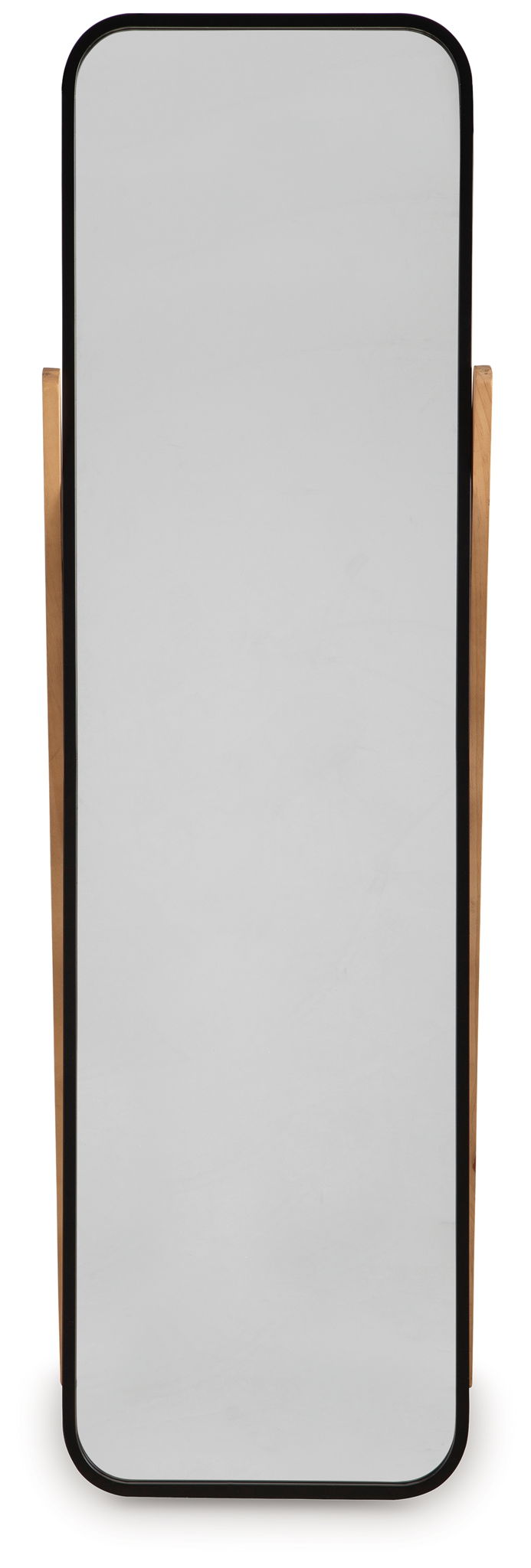 Bronick - Floor Mirror - Black / Brown