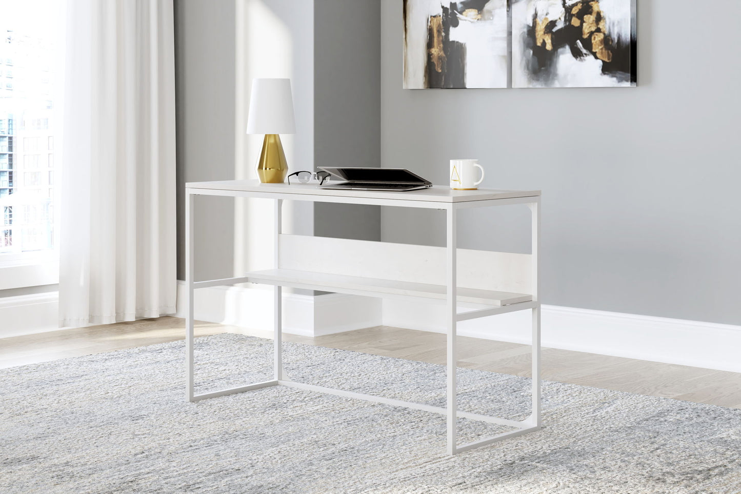Deznee - 48" Home Office Desk - White