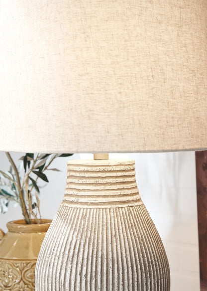 Layal - Paper Table Lamp  - Beige