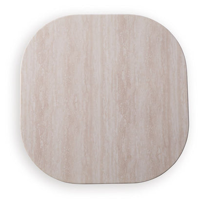 Dolan Creek - Square End Table - Beige / Brown