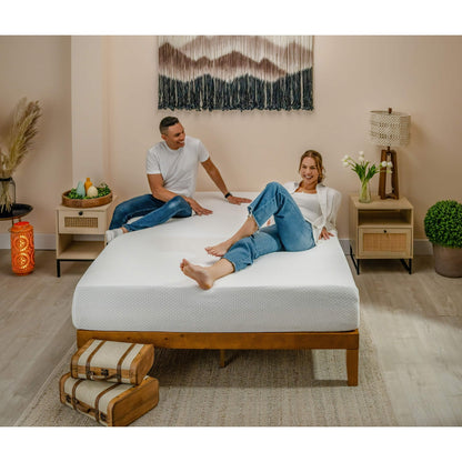 Sleeptone 12" Green Tea Cooling Memory Foam Mattress