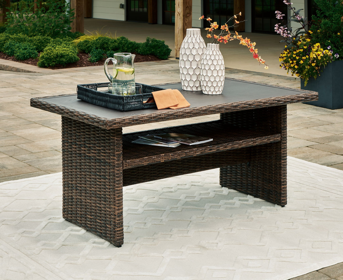 Brook Ranch - Rect Multi-use Table - Brown