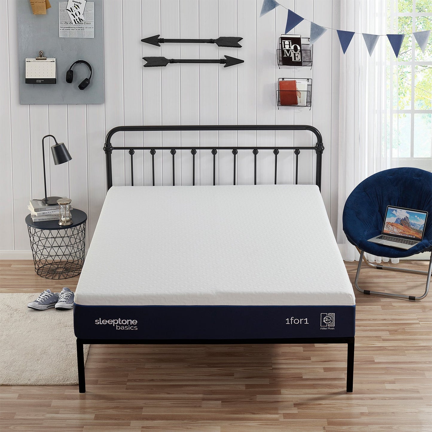 Sleeptone Basics 10" Adjustable Memory Foam Mattress