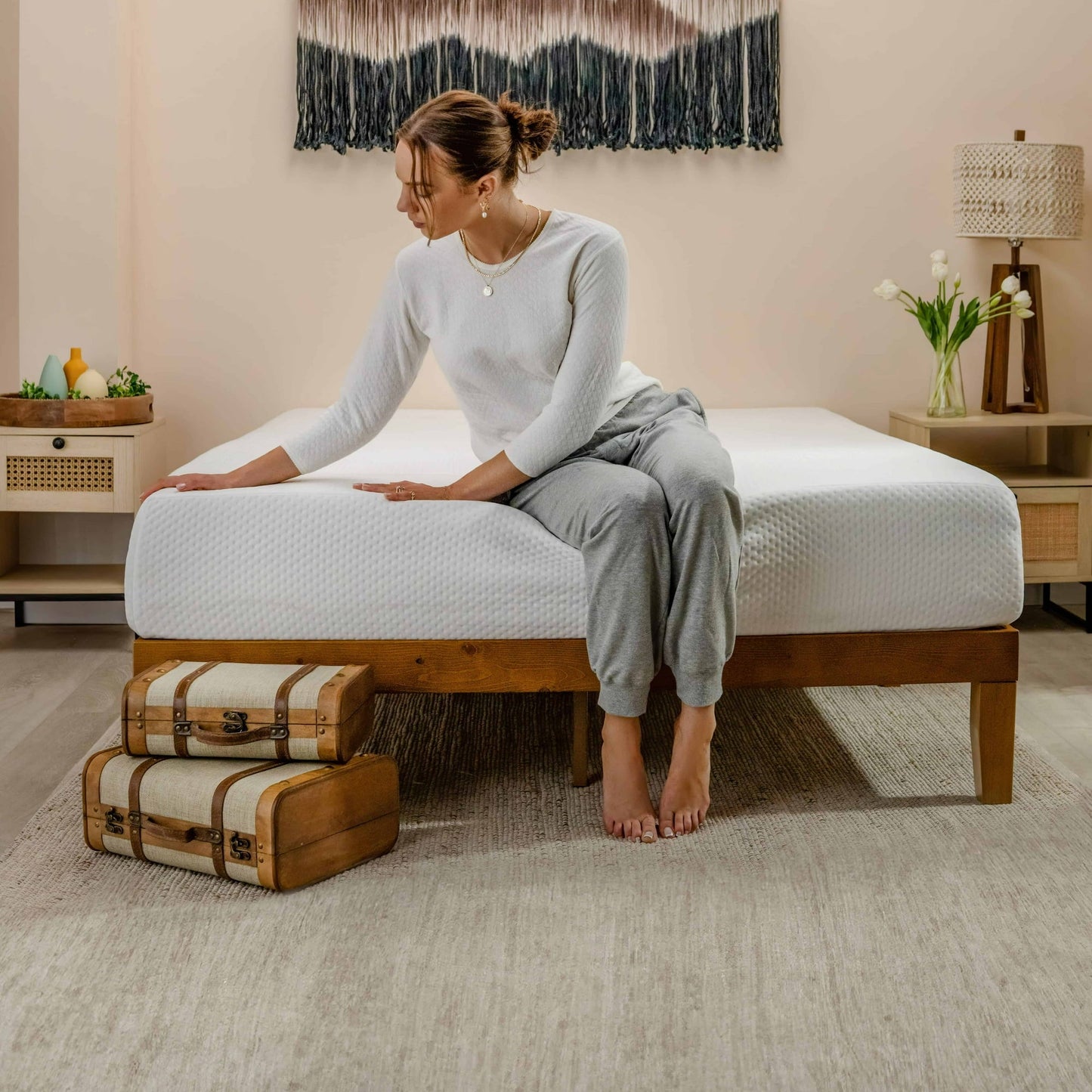 Sleeptone 10" Green Tea Cooling Memory Foam Mattress