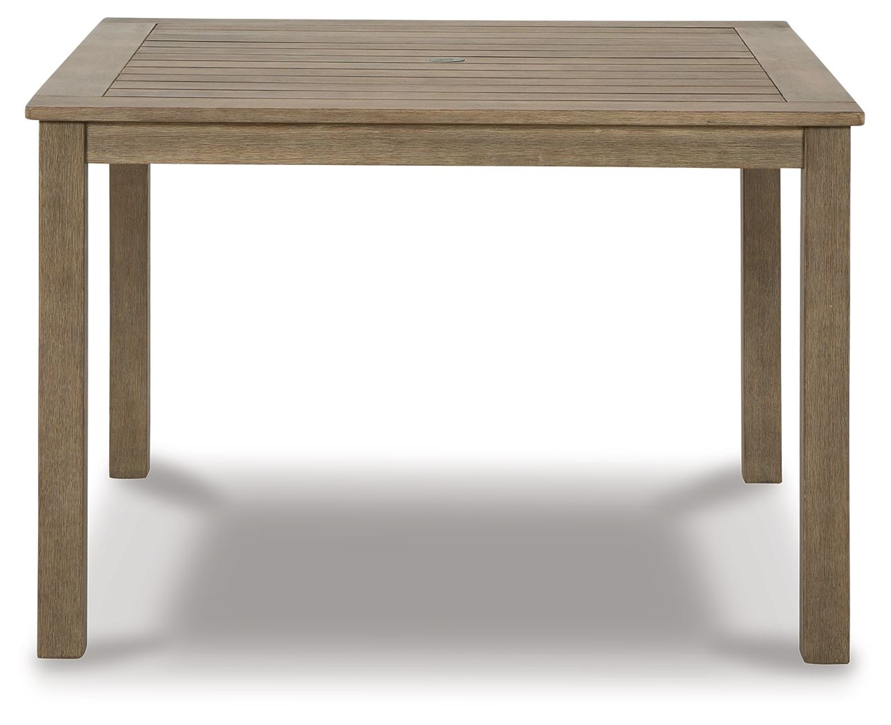 Aria Plains - Square Dining Table W/Umb Opt - Brown