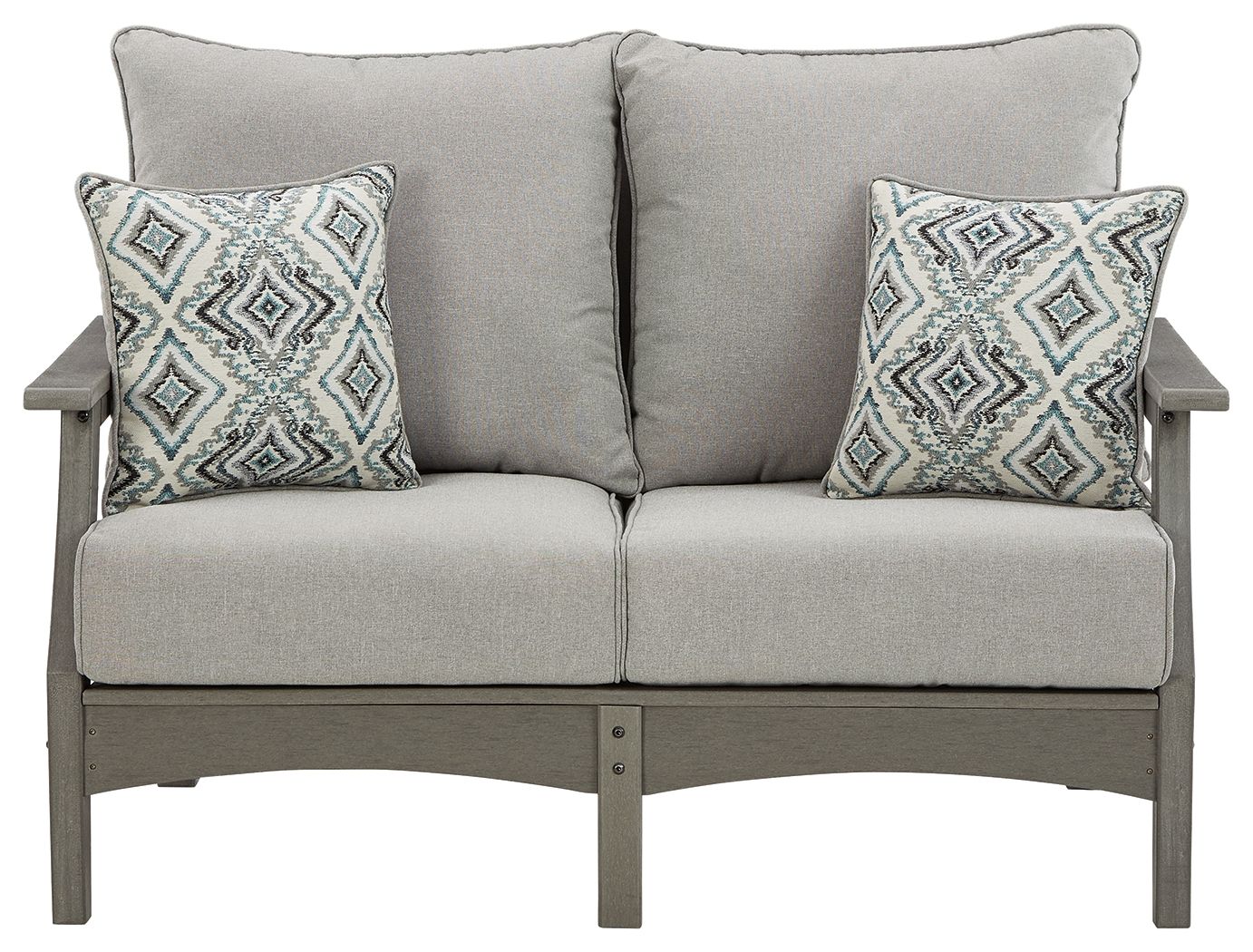 Visola - Loveseat w/Cushion - Gray
