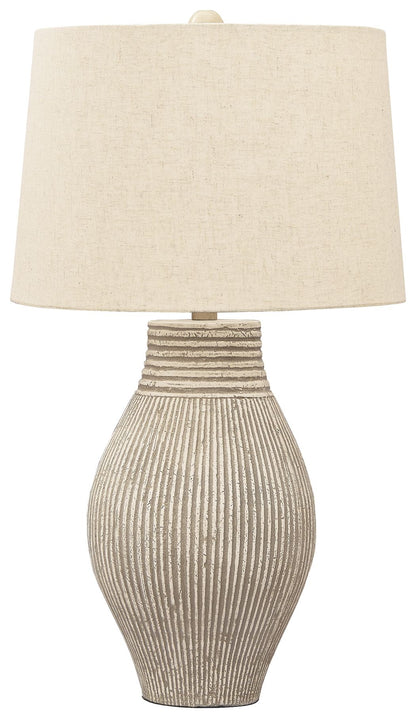 Layal - Paper Table Lamp  - Beige