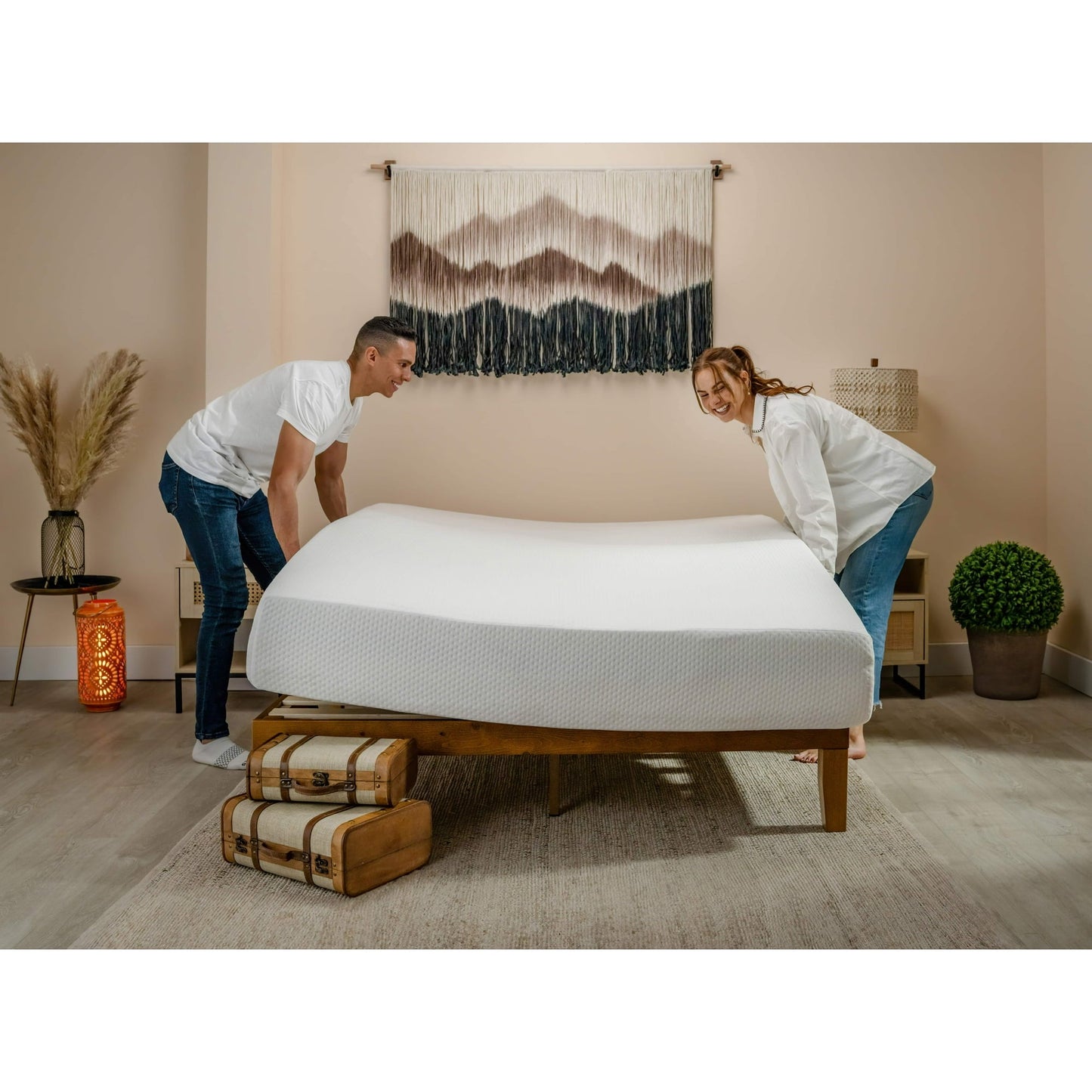 Sleeptone 10" Green Tea Cooling Memory Foam Mattress
